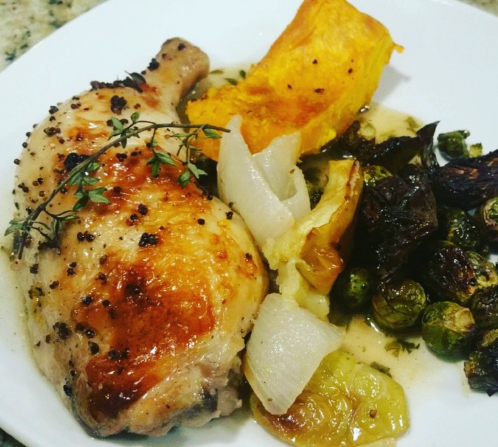 Roasted chicken