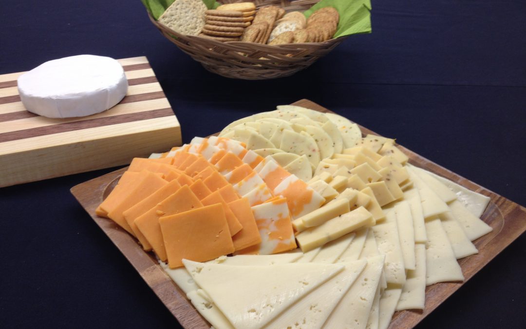 Assorted cheese board