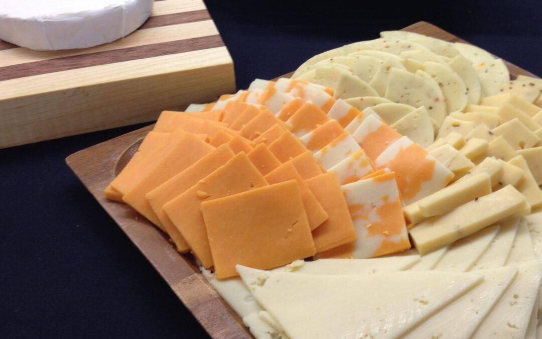 Assorted cheese board
