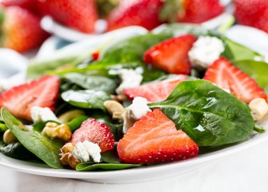 Spinach and Strawberry salad